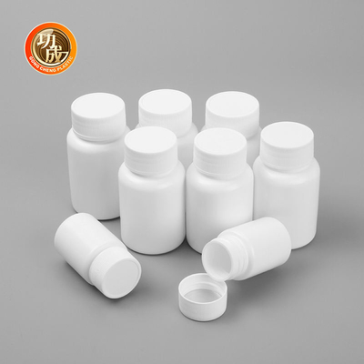 100ml 120ml 150ml Botol Pil Plastik Putih Dengan Tutup Sekrup