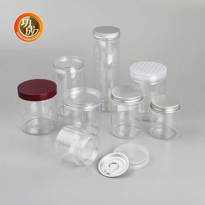 Guci Kue Permen Penyimpanan Makanan Plastik Kecil Kustom 420ml 500ml 600ml