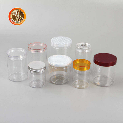 Guci Penyimpanan Teh Kue Permen Plastik Guci Plastik Kecil Manis 6oz