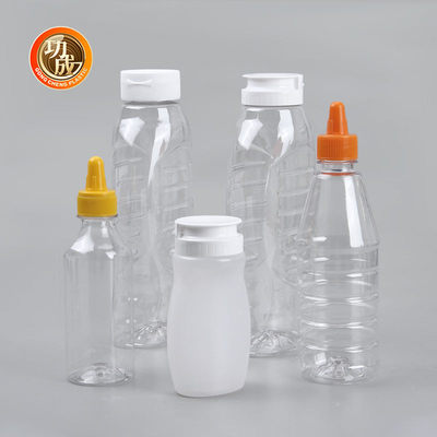 230ml 250ml 500ml 1000ml Botol Plastik Saus Squeeze Untuk Minyak Tomat Bbq Saus Kecap