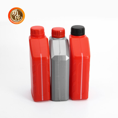 Botol Kosong Oli Mesin HDPE Merah Biru Botol Bahan Bakar Bensin
