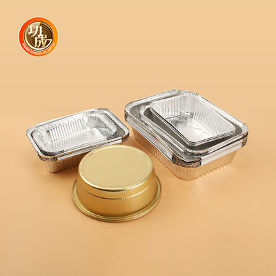 Food Grade Aluminium Foil Container 3 Kompartemen To Go Containers