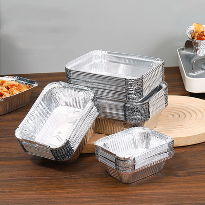 130ml 350ml Sesuaikan Kotak Kemasan Aluminium Foil Keluarkan Wadah