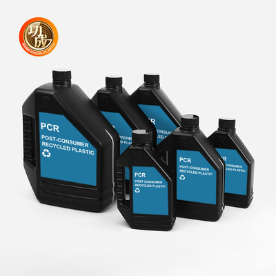 botol minyak mesin PCR plastik 500ml kosong dengan tutup sekrup