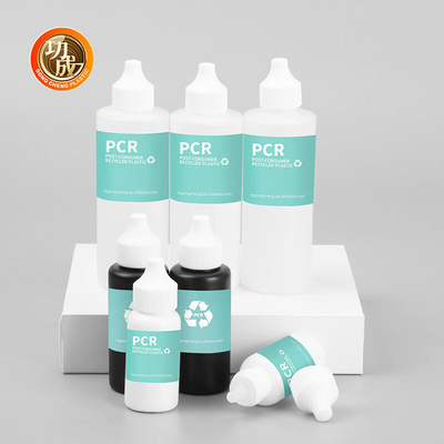 Kosmetik Pcr Plastik Dispensing Squeeze Botol Dengan Twist Top Botol Minyak Rambut Die Nozzle Aplikasi