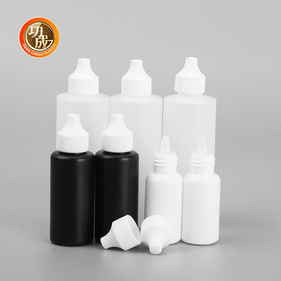 CQC Plastik E Botol Cairan Untuk Pelarut Minyak Cat Ink Squeeze Botol Dengan Twist Top Cap Tip Applicator