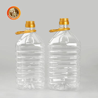 Makanan Grade Silinder Botol Plastik Bumbu Sekrup Di Tutup Untuk Bumbu / Bumbu