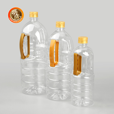 Sekrup di Tutup Botol Minyak Masak Plastik Bumbu Makanan Pengemasan Disesuaikan 1000ml-1800ml