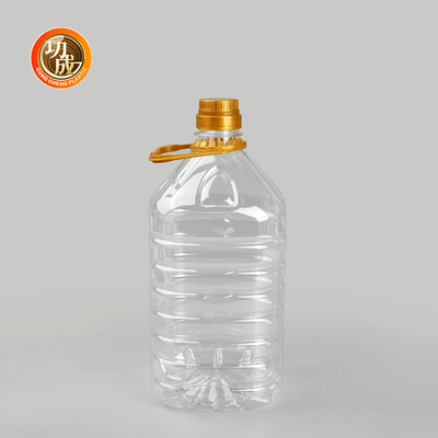 Makanan Berkualitas Plastik Jelas Bottle Bumbu Bumbu Silinder Pengemasan 1000ml-1800ml