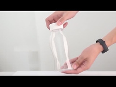 Botol Saus Peras Plastik PET Dengan Tutup Flip Top Food Grade