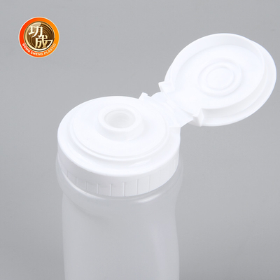 Botol Saus Peras Plastik Flip Top Untuk Sirup 250ml 500ml