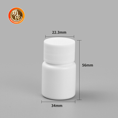 Botol Pil Plastik HDPE Matte 15ml 20ml 30ml Botol Pil Obat Kapsul