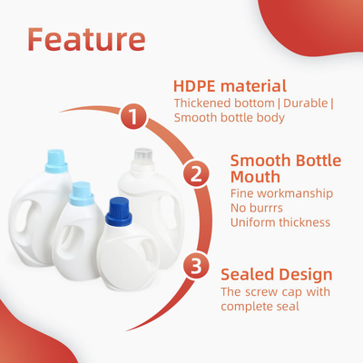 2L 3L Sabun Cair Botol Deterjen Botol Pelembut Kain Plastik