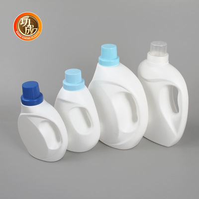 Botol Detergen Cuci Plastik Kosong PE Dengan Tutup Sekrup Dapat Digunakan Kembali