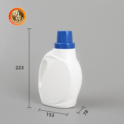 Botol Detergen Cuci Plastik Kosong PE Dengan Tutup Sekrup Dapat Digunakan Kembali