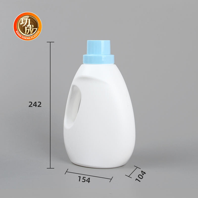 Botol Detergen Cuci Plastik Kosong PE Dengan Tutup Sekrup Dapat Digunakan Kembali