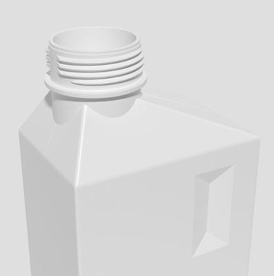 Botol Detergen Laundry Cair Plastik PE Kosong 1L 2L Isi Ulang
