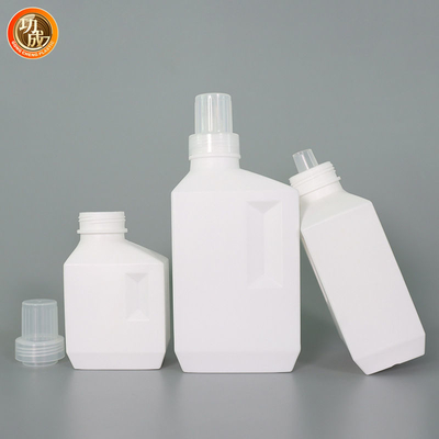 Kotak Kosong HDPE 1l 2l Botol Detergen Laundry Dengan Tutup Sekrup