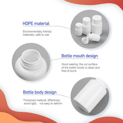 Botol Pil Obat Plastik HDPE Untuk Suplemen Vitamin