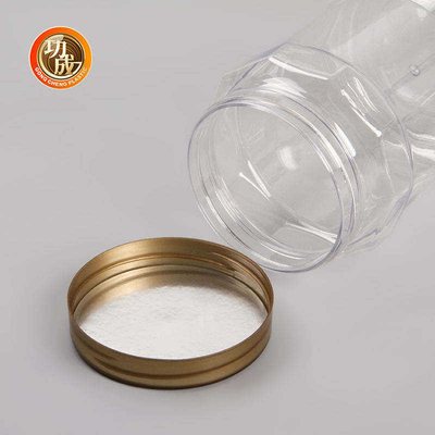 Botol Selai Plastik Mulut Lebar Kosong 87mm Toples Makanan Hewan Peliharaan Bulat