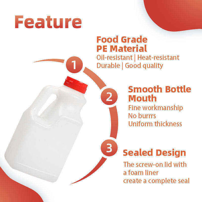 Botol Kecap Plastik Makanan Hdpe Kustom Dengan Pegangan