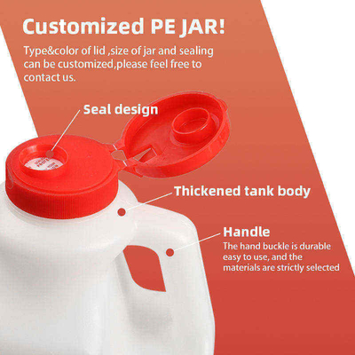Botol Kecap Plastik Makanan Hdpe Kustom Dengan Pegangan