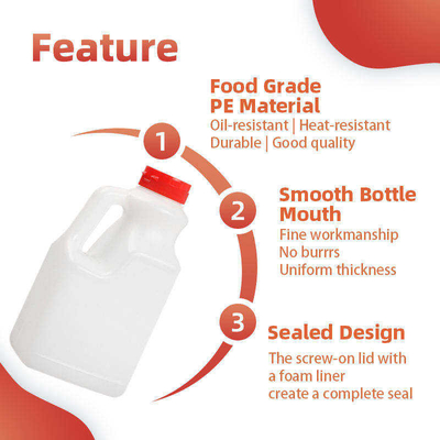 Pe Plastik Botol Minyak Goreng Bumbu Makanan Kemasan Botol Dengan Tutup