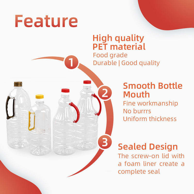 Botol Bumbu Plastik Minyak Kacang Botol Kecap Plastik Transparan PET
