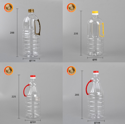 Botol Plastik Kecap Minyak Goreng PET Dengan Pegangan OEM ODM