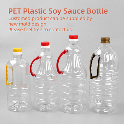 Botol Plastik Kecap Minyak Goreng PET Dengan Pegangan OEM ODM