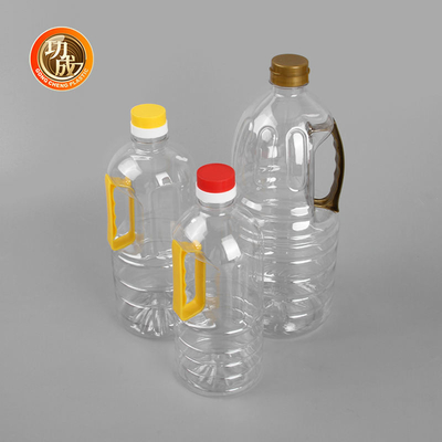 Minyak Bunga Matahari Food Grade 1 Liter Botol Cuka Plastik Bening Dengan Gagang