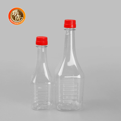 Botol Bumbu Plastik PET Transparan 380ml Wadah Minyak Zaitun Plastik