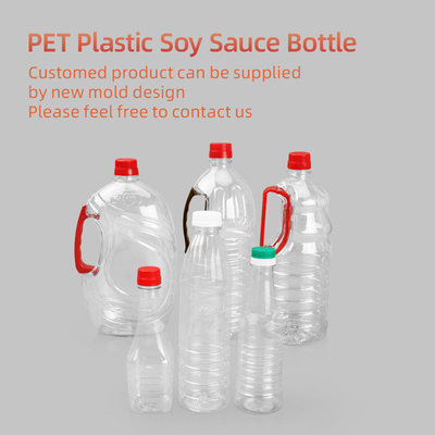 380ml 500ml 760ml Botol Bumbu Plastik Kosong Botol Minyak Goreng Persegi
