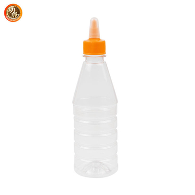 Food Grade PET 17oz Botol Peras Mustard Kecap Bening