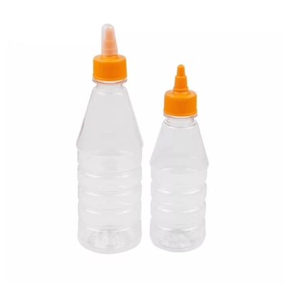 Food Grade PET 17oz Botol Peras Mustard Kecap Bening