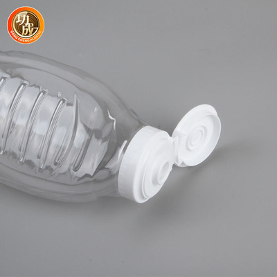 Botol Saus Peras Plastik PET Dengan Tutup Flip Top Food Grade