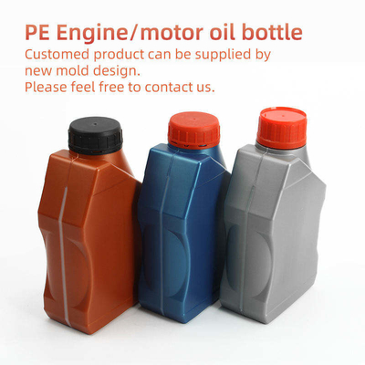 Botol Oli Mesin PE 1000ml Tutup Sekrup Wadah Oli Motor Kosong