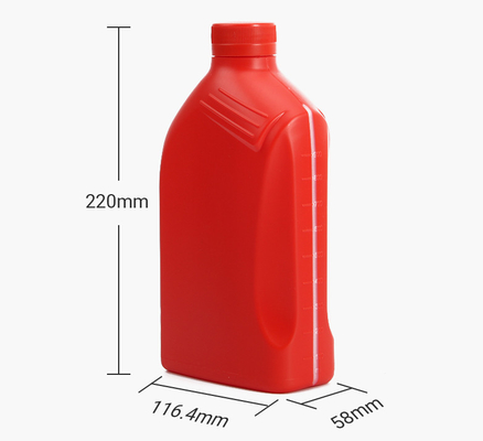 Botol Oli Mesin Label Kustom Botol Pelumas Bensin Plastik PE