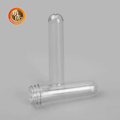 Kustom 28mm 38mm Leher Botol Plastik Preform Tinggi Transparan