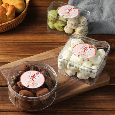 Square Tiramisu Cake Storage Container Pastry Mousse Dessert Sweet Packaging Box