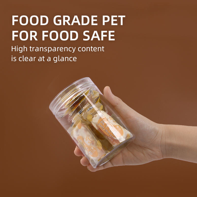 Kue Pencuci Mulut Sesuaikan Kotak Kemasan Kotak Kemasan Makanan Transparan PET Square