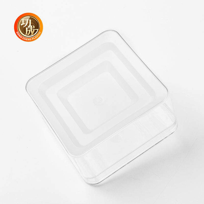 Wadah Makanan Plastik Persegi Transparan Kotak Plastik PET ODM