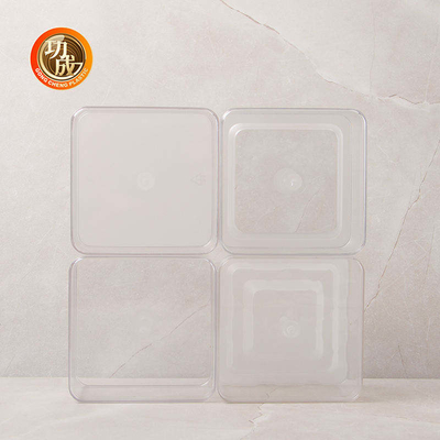 Wadah Makanan Plastik Persegi Transparan Kotak Plastik PET ODM