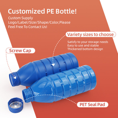 Botol Plastik PE PET Untuk Pupuk Cair Pertanian Pestisida Botol 500ml 1000ml