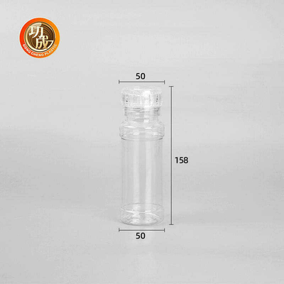 250ml PET Bumbu Botol Bumbu Wadah Garam Dan Merica
