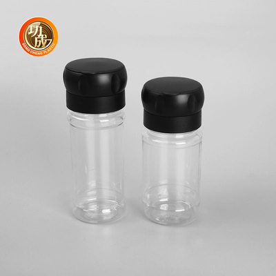 Botol Rempah Plastik 125Ml Screw Mouth Bumbu Pengocok Dengan Tutup