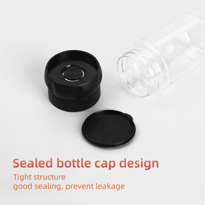 Botol Rempah Plastik 125Ml Screw Mouth Bumbu Pengocok Dengan Tutup