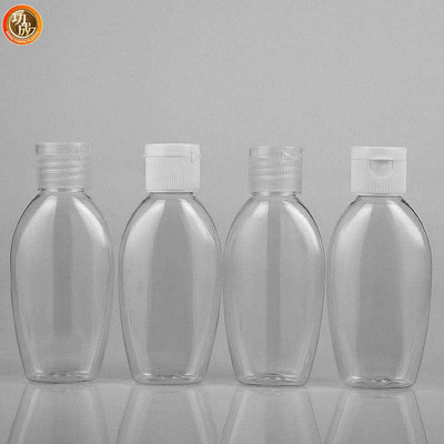 Botol Sanitizer Plastik Portabel Perjalanan Mini Lucu Dengan Dudukan Silikon Kartun