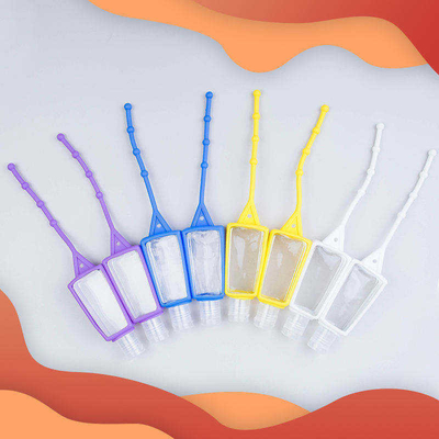 30ML Saku Kustom Botol Pembersih Plastik Gantungan Kunci Botol Pembersih Tangan