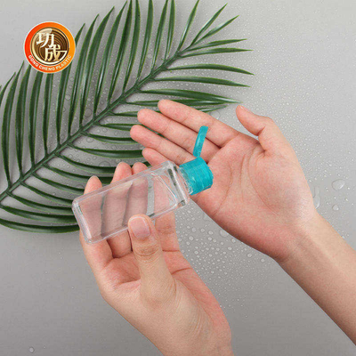 30ML Saku Kustom Botol Pembersih Plastik Gantungan Kunci Botol Pembersih Tangan